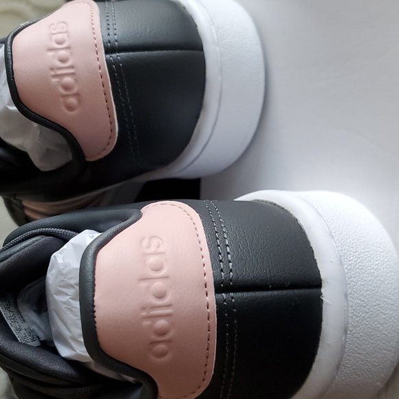 NIB Adidas Grand Court 7.5 Cloud Form Comfort Grey  Pink Sneakers women's hot - Picture 7 of 11